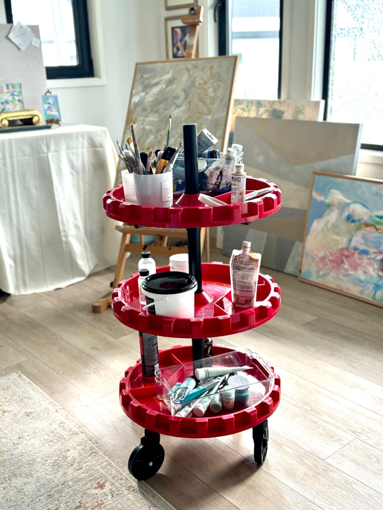 Spinning Tool Tower - Red