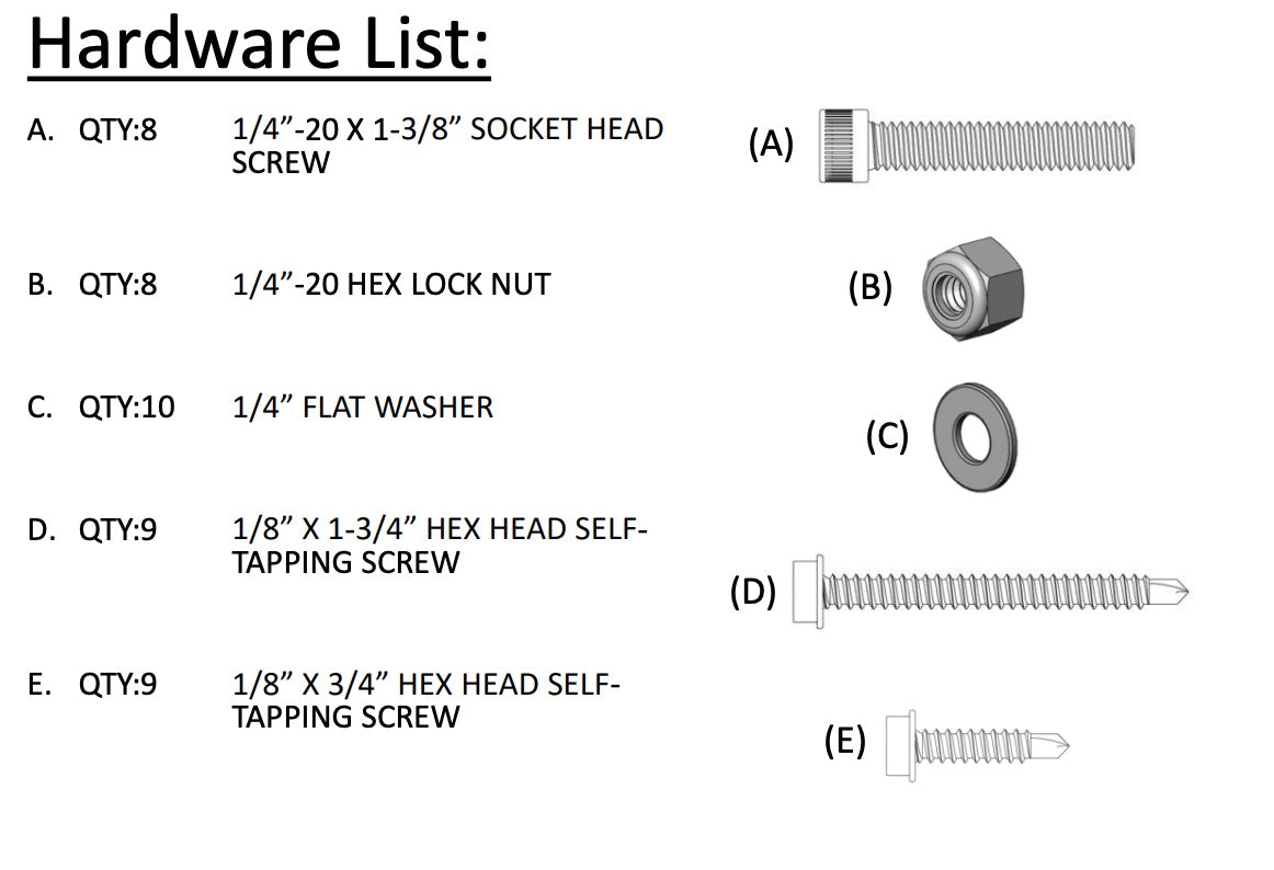 5-140 Hardware Kit