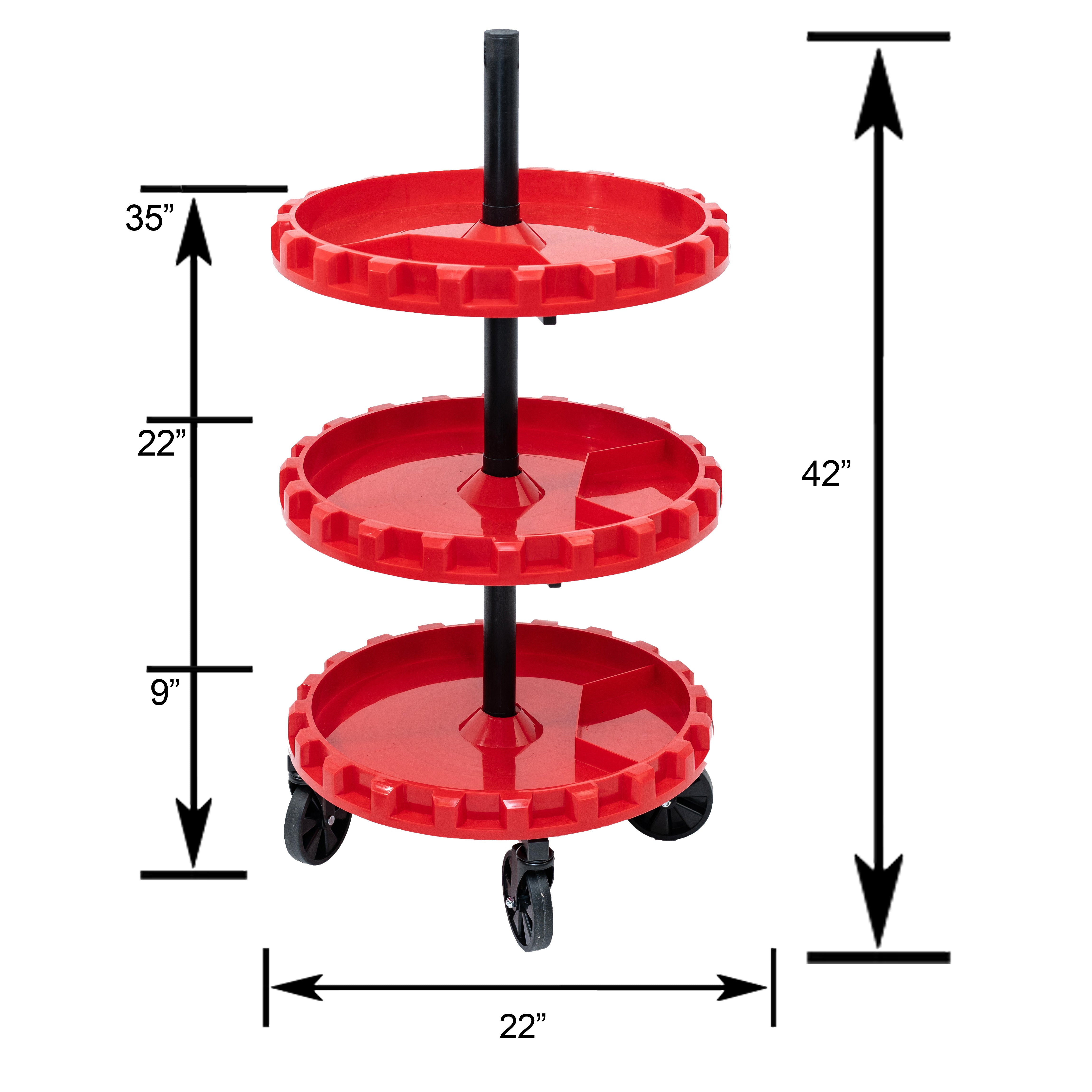 Spinning Tool Tower - Red | TraXion Engineered Products