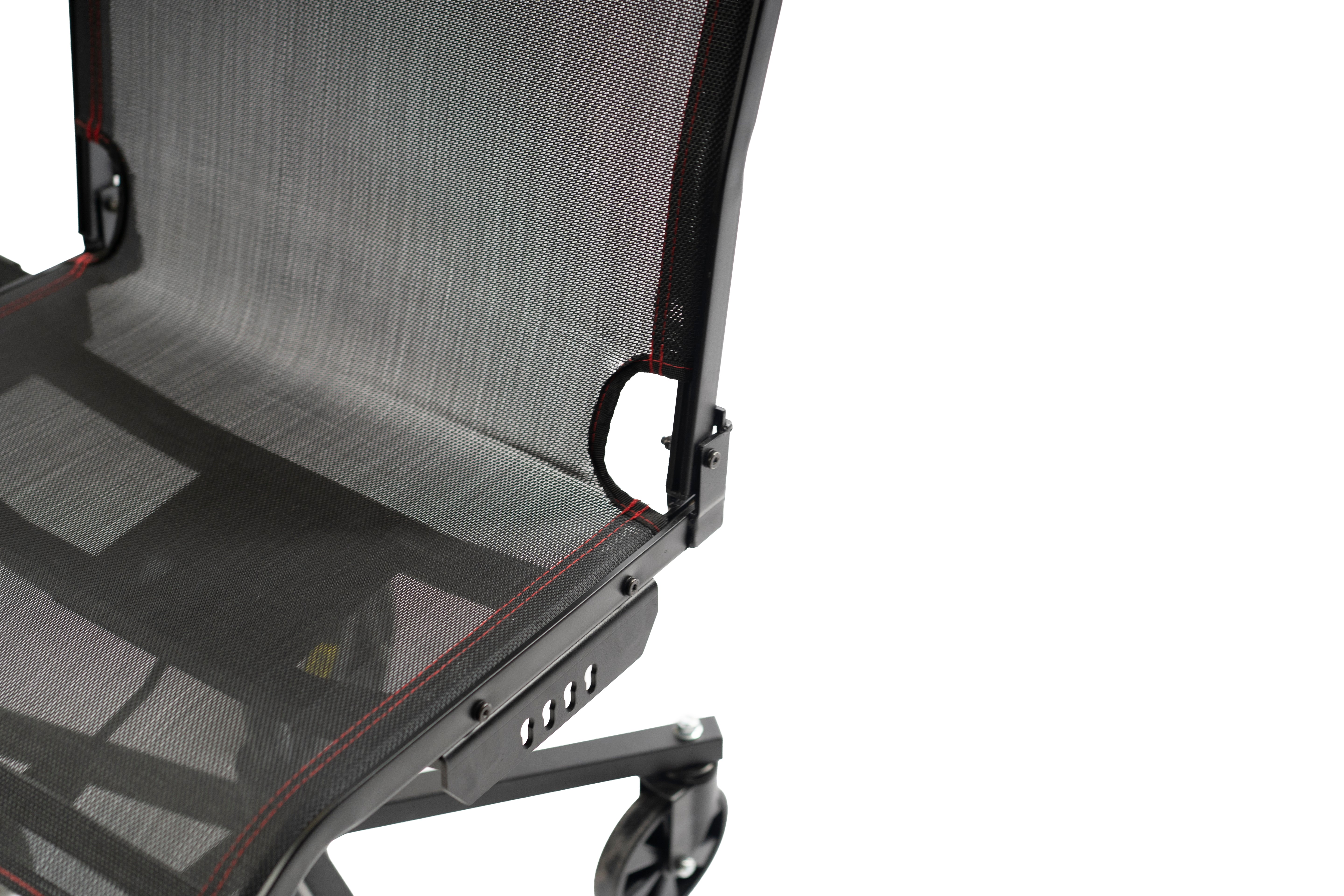 Original Traxion ProGear Mesh Flex Roll Seat NOW includes 1 of the NEW 2-581 Accessory Tool Tray with Cupholder