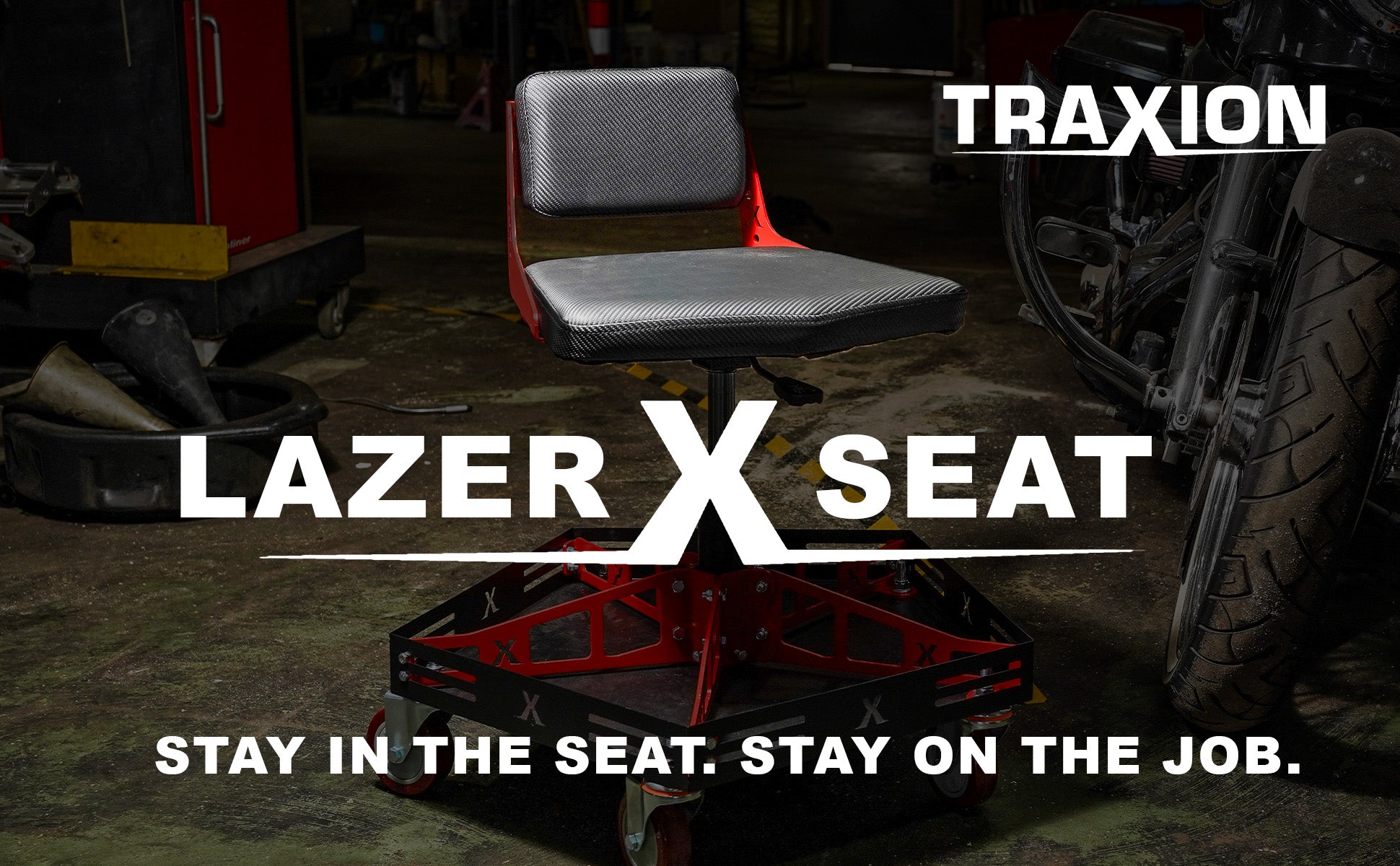 Traxion ProGear Lazer X Seat | TraXion Engineered Products
