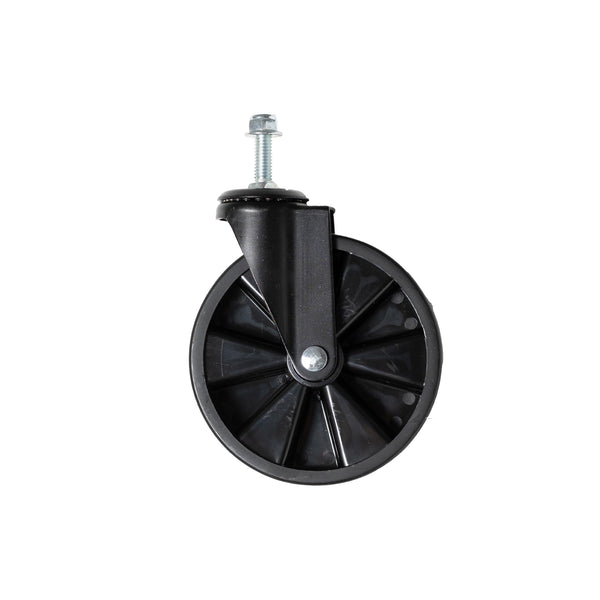 5” Caster with Terrain Polyurethane Plastic Tread (For Roll Seats)